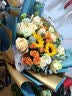 艾斯维娜鲜花速递向日葵混搭花束生日礼物全国同城配送 向日葵香槟韩式花束 实拍图