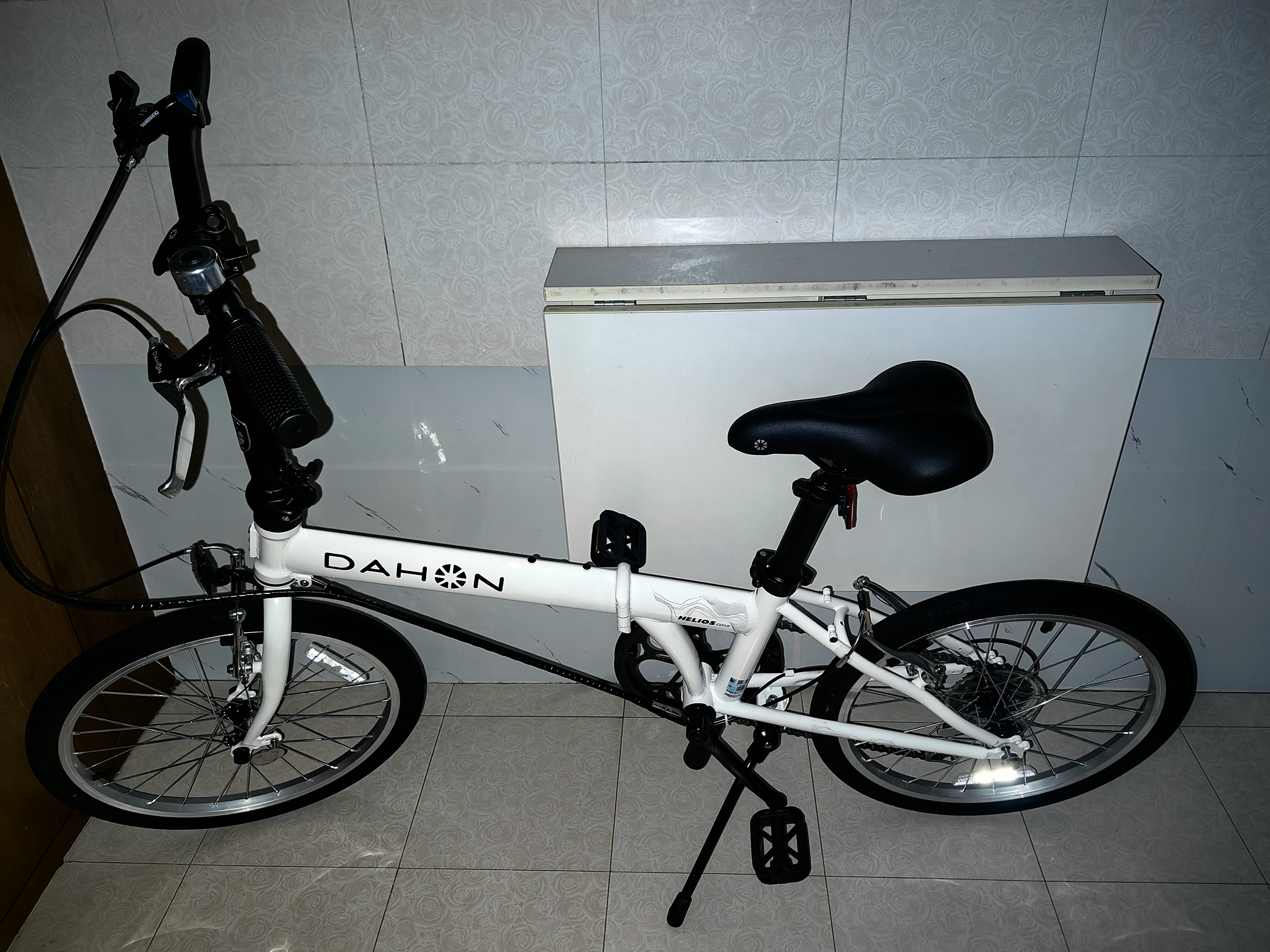 大行（DAHON）自行车锁五位密码锁通用公路车山地车锁防盗自行车锁 黑色【带锁架】 实拍图