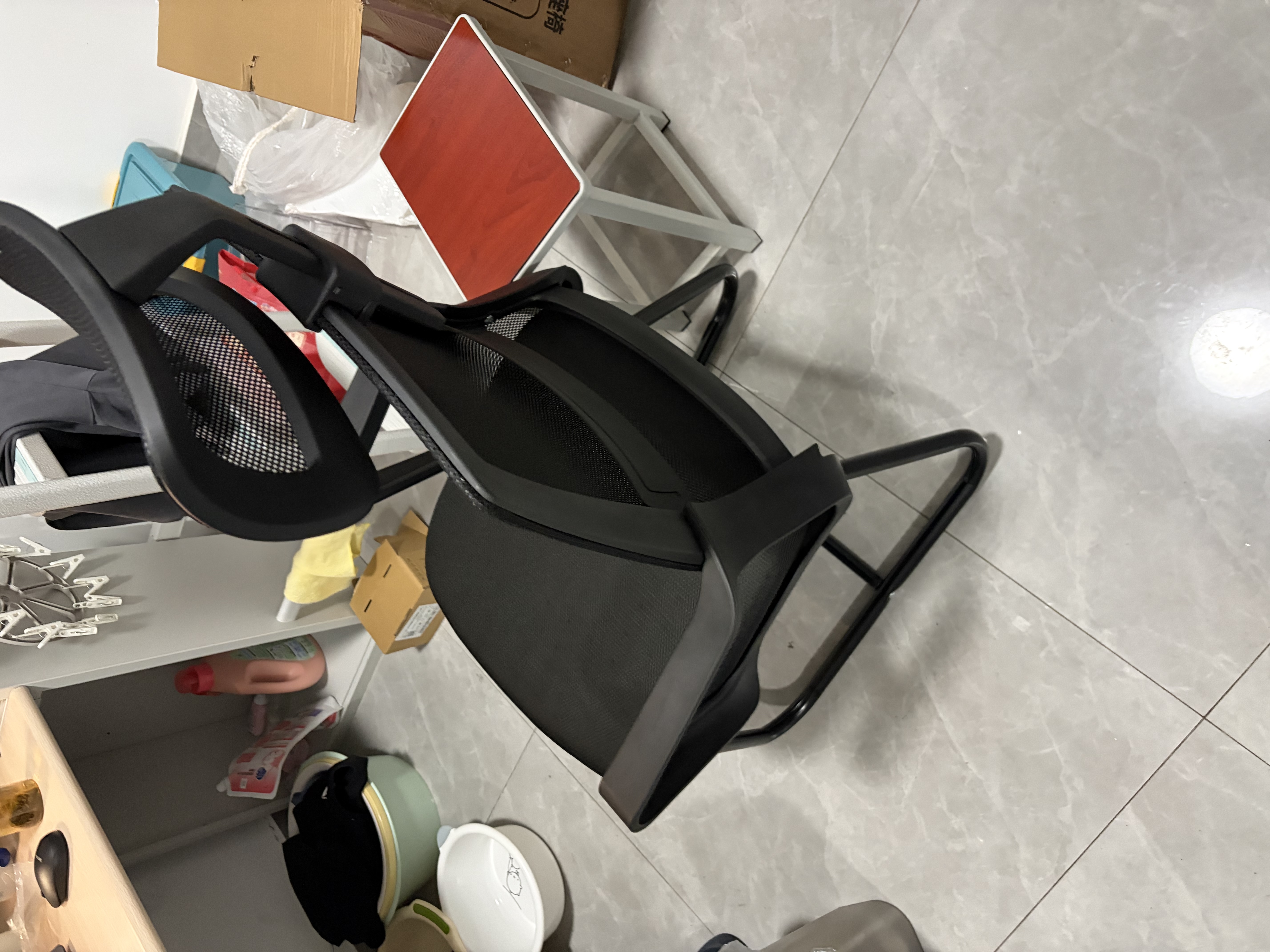 科润办公椅弓形腿会议室椅子久坐舒适家用电脑椅靠背椅子书桌商用座椅 乳胶黑-加厚海绵-加粱稳固弓脚-升降高枕 不可调节 固定扶手 25+mm加粗钢脚 - 超强承重 实拍图