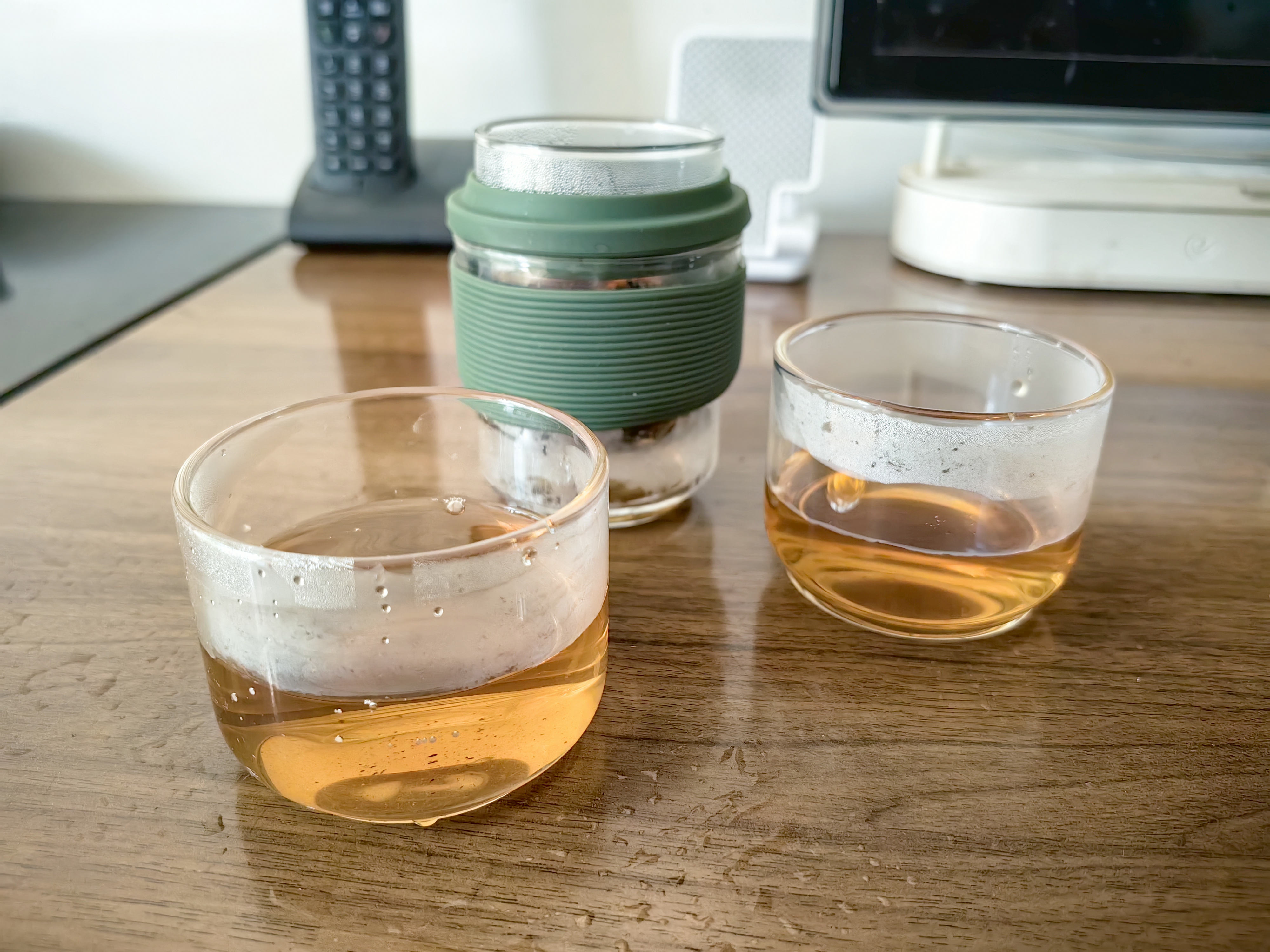 诗米乐 旅行茶具套装快客杯便携茶具泡茶壶泡茶杯户外旅游出差功夫茶具 绿色 实拍图
