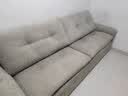 法莎蒂云漫可拆洗沙发床单双人可卧两用床小户型折叠沙发简约书房SF1293 2.5米双人位【半拆洗设计 告别污渍烦恼】 【婴幼儿级雪尼尔】无粉竹炭海绵+天然异色羽绒（白色 实拍图