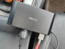 沿途（YANTU）车载充电器超级快充  车充点烟器 一拖三 双USB  电压检测LED  黑色  B08 实拍图