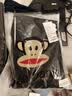 大嘴猴（paul frank）牛仔裤男士春秋季美式复古裤子男宽松休闲裤男裤 黑色 XL 实拍图