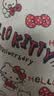 爆款韩系卡通蝴蝶结手提包日系极简帆布包单肩上课通勤便当包 【带飘带】KT红色27*24cm 实拍图
