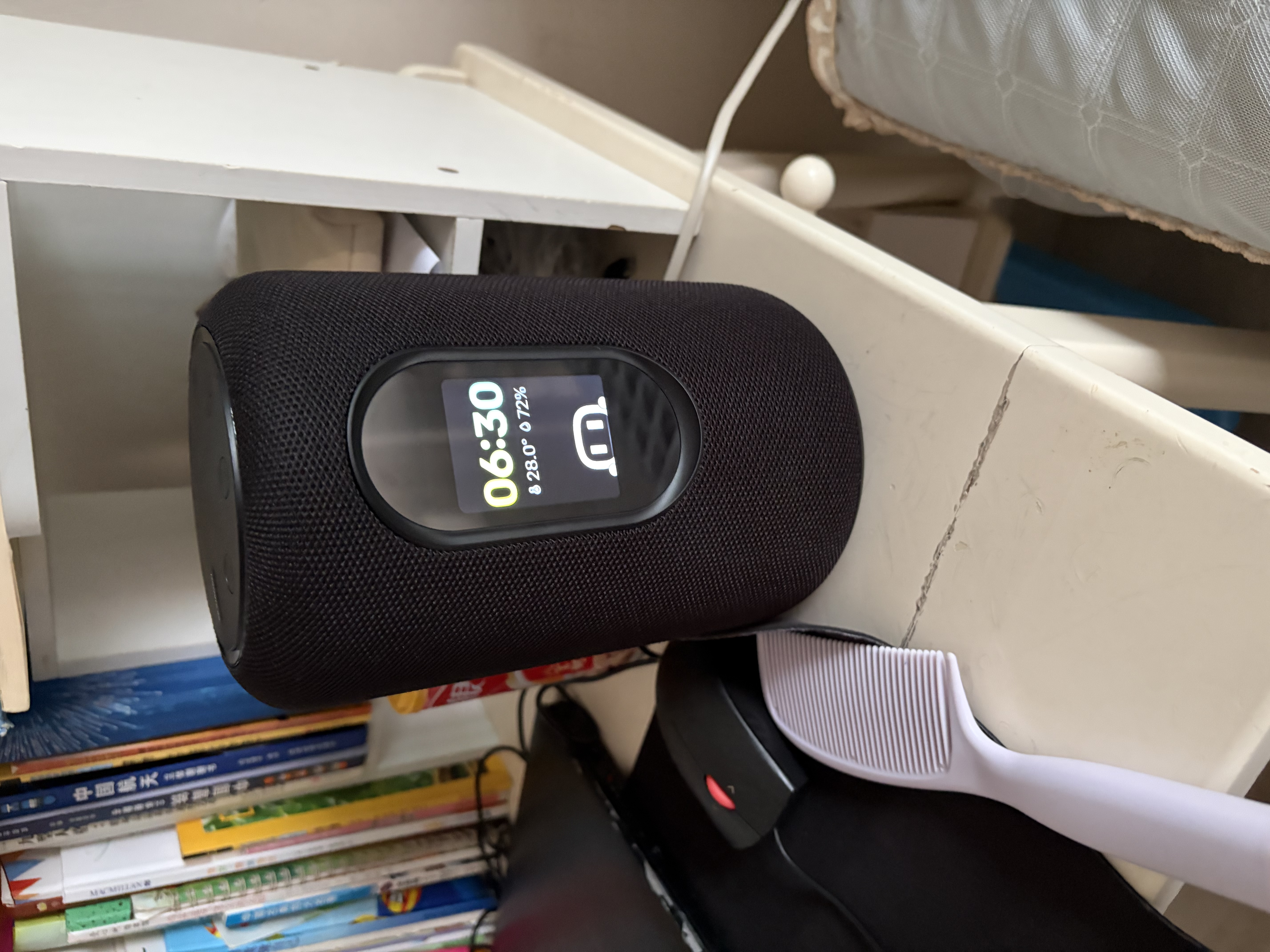 小度智能音箱Pro Max AI问答聊天 卓越人声 AI智能熏听 省心启蒙 蓝牙音响 实拍图