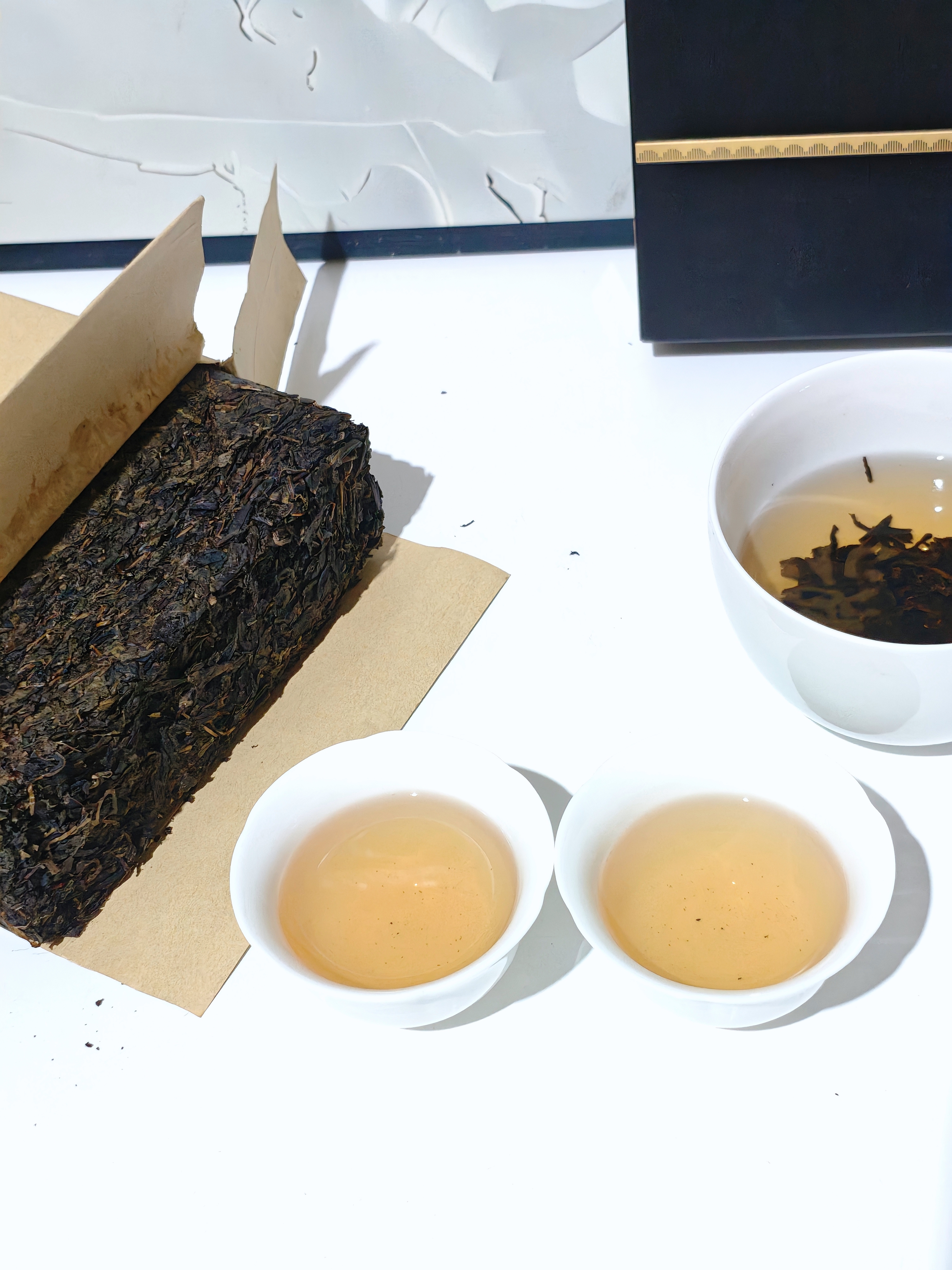 七春安化黑茶1kg赠茶刀2016年金花茯砖湖南茶叶礼盒重阳节父母长辈礼 实拍图