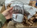宜家（IKEA）考肯密封透明储物罐玻璃瓶密封罐食品级专用附盖罐储存罐 透明玻璃附盖罐1升 实拍图