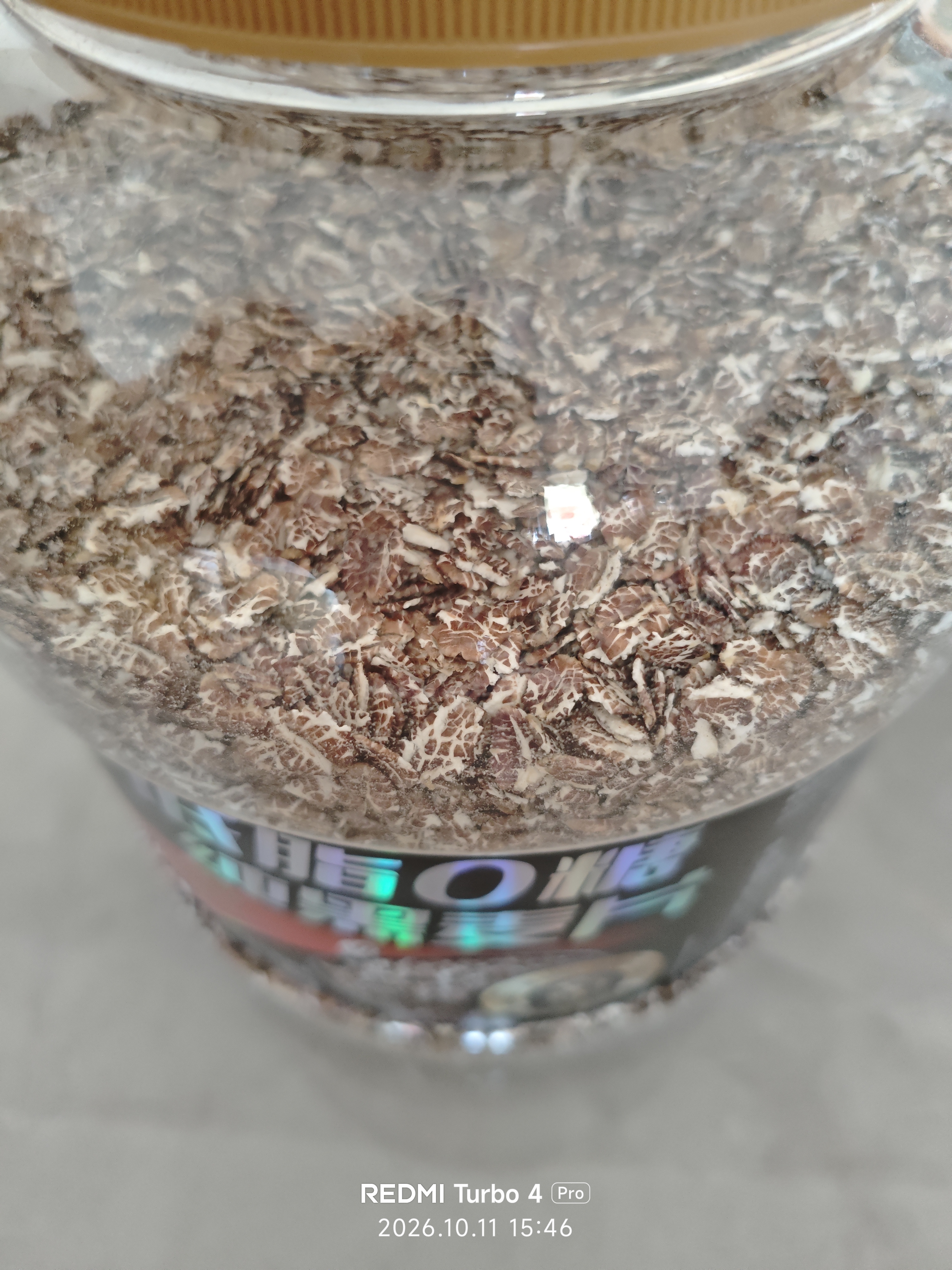 西麦低脂0糖纯黑麦片1.8KG 高蛋白膳食纤维健身代餐早餐无糖 实拍图
