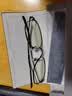 米家小米防蓝光眼镜防油污无度数防辐射护目镜手机电脑男女 黑色 实拍图