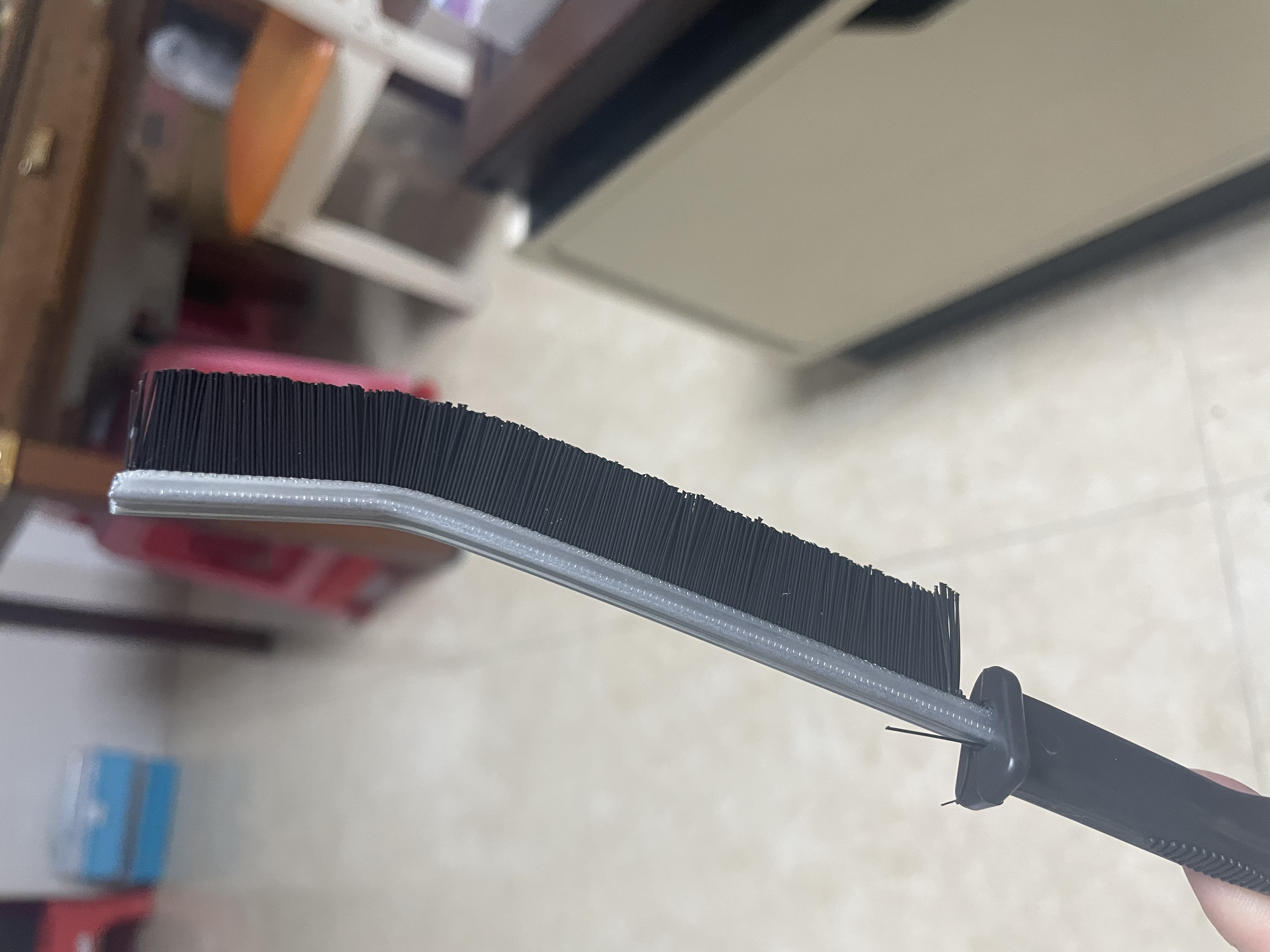 家用凹槽缝隙刷长条缝成品窗帘刷尼龙成品窗帘扶梯扫灰手工工具 【限购两单】家用缝隙刷（1把装） 实拍图