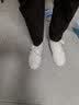 回力真皮小白鞋女百搭平底轻便防滑女洋气旅游板鞋健步鞋 白卡升级版店长 单层 37 实拍图
