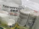 八千行一次性功夫茶杯茶具60ml稻壳茶杯高档加厚耐热品茗茶杯 96只+杯架 实拍图