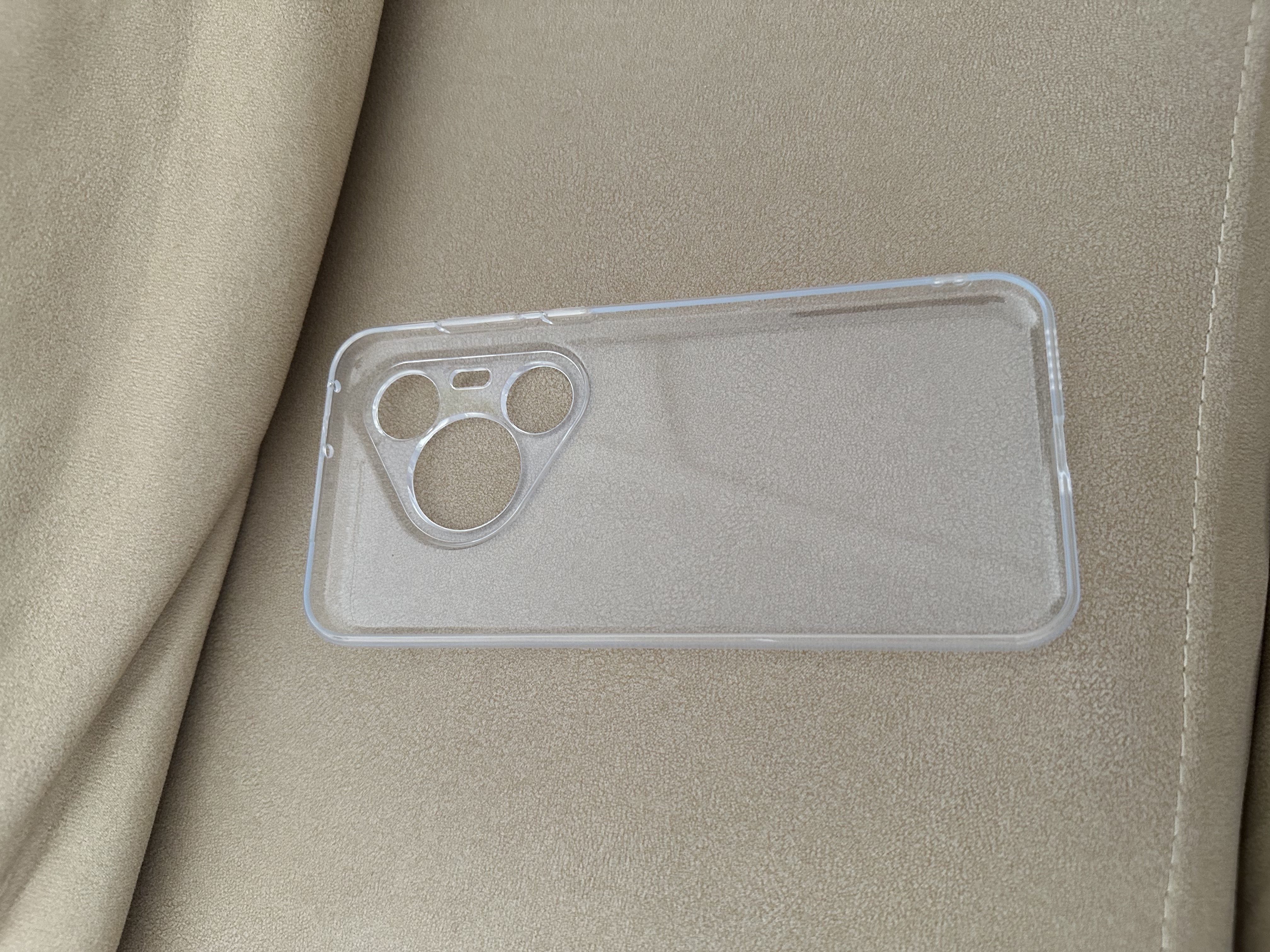 品胜适用华为Pura70pro手机壳P70pro/pro+保护套简约透明防摔超薄高透保护壳抗指纹软壳男女款透明 实拍图