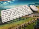 罗技（Logitech）K390无线蓝牙键盘 K380升级款无线键盘Mac笔记本平板ipad电脑静音键盘多设备超薄家用 75配列键盘 PEBBLE 2 COMBO（升级版套装-烟云灰） 实拍图
