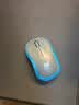 罗技（Logitech）M185鼠标 无线鼠标 办公鼠标 对称鼠标 黑色蓝边 带无线2.4G接收器 实拍图
