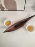 极素德化羊脂玉茶杯白玉陶瓷功夫茶具家用主人杯子薄胎白酒杯带字禅意 金字执手杯-欢喜 实拍图
