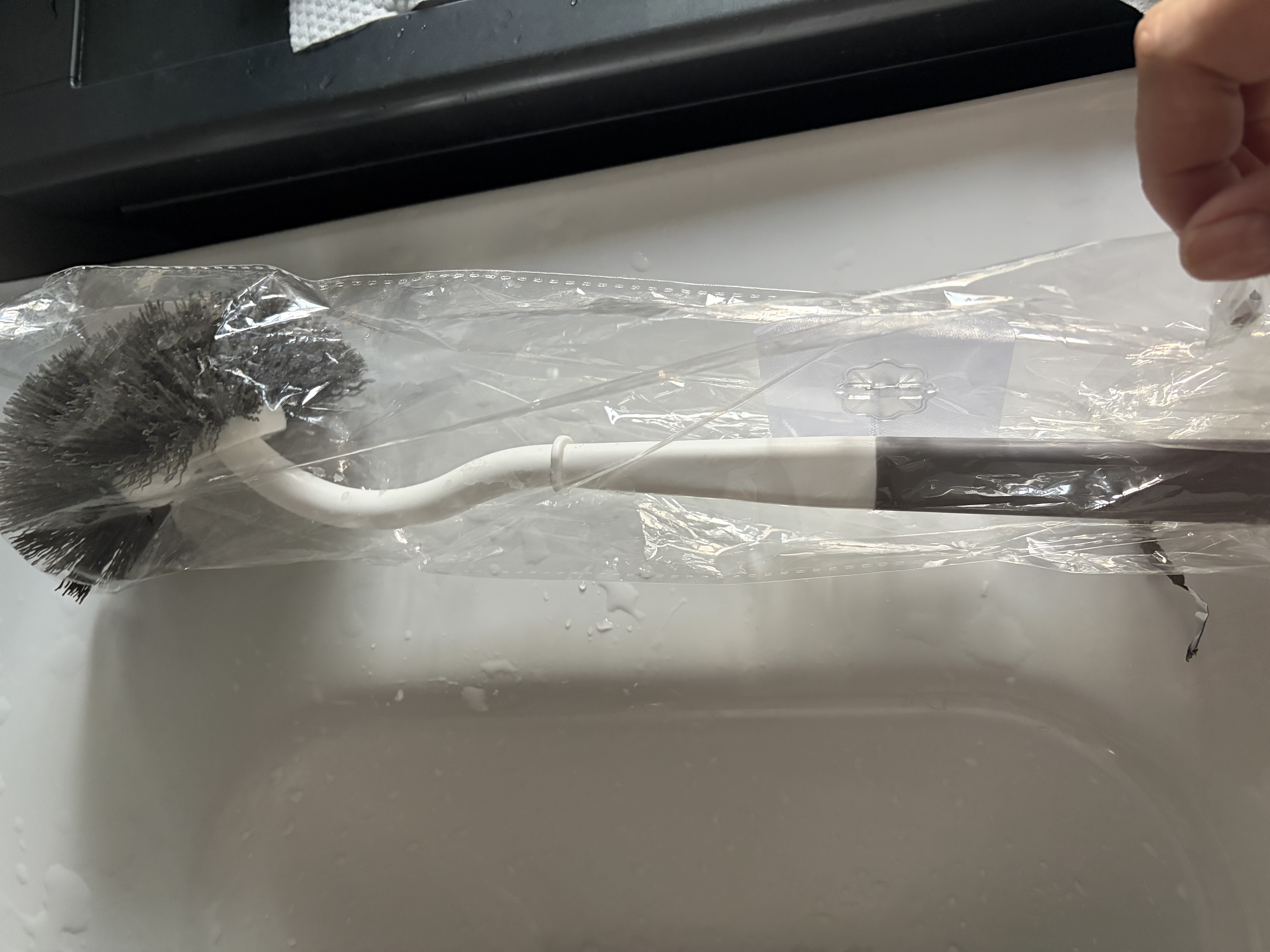 洁比世马桶刷子2个装卫生间清洁刷S型弯头壁挂加长手柄无死角洗厕所神器 实拍图