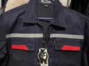 AETEL防静电工作服套装男春秋长袖劳保服电焊汽修工装印制 藏蓝175 实拍图