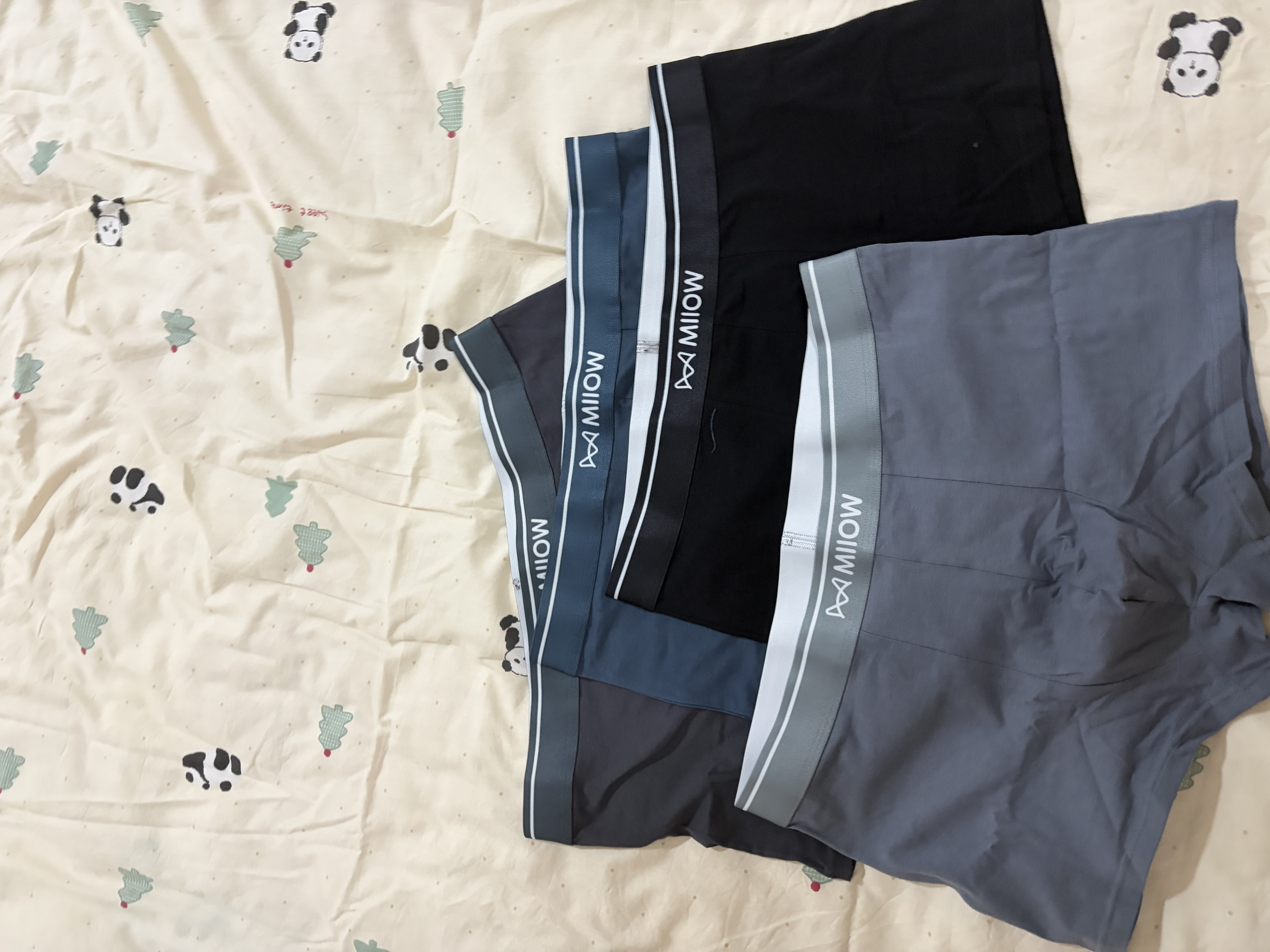 猫人【精梳棉-安心品质】男士内裤男纯棉长效抗菌蚕丝裆男生四角短裤 实拍图