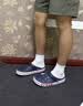 卡骆驰（CROCS）【采销直播】贝雅卡骆班洞洞鞋轻便耐磨一脚蹬休闲鞋|205089 深蓝/辣椒红-4CC 43 (270mm) 实拍图