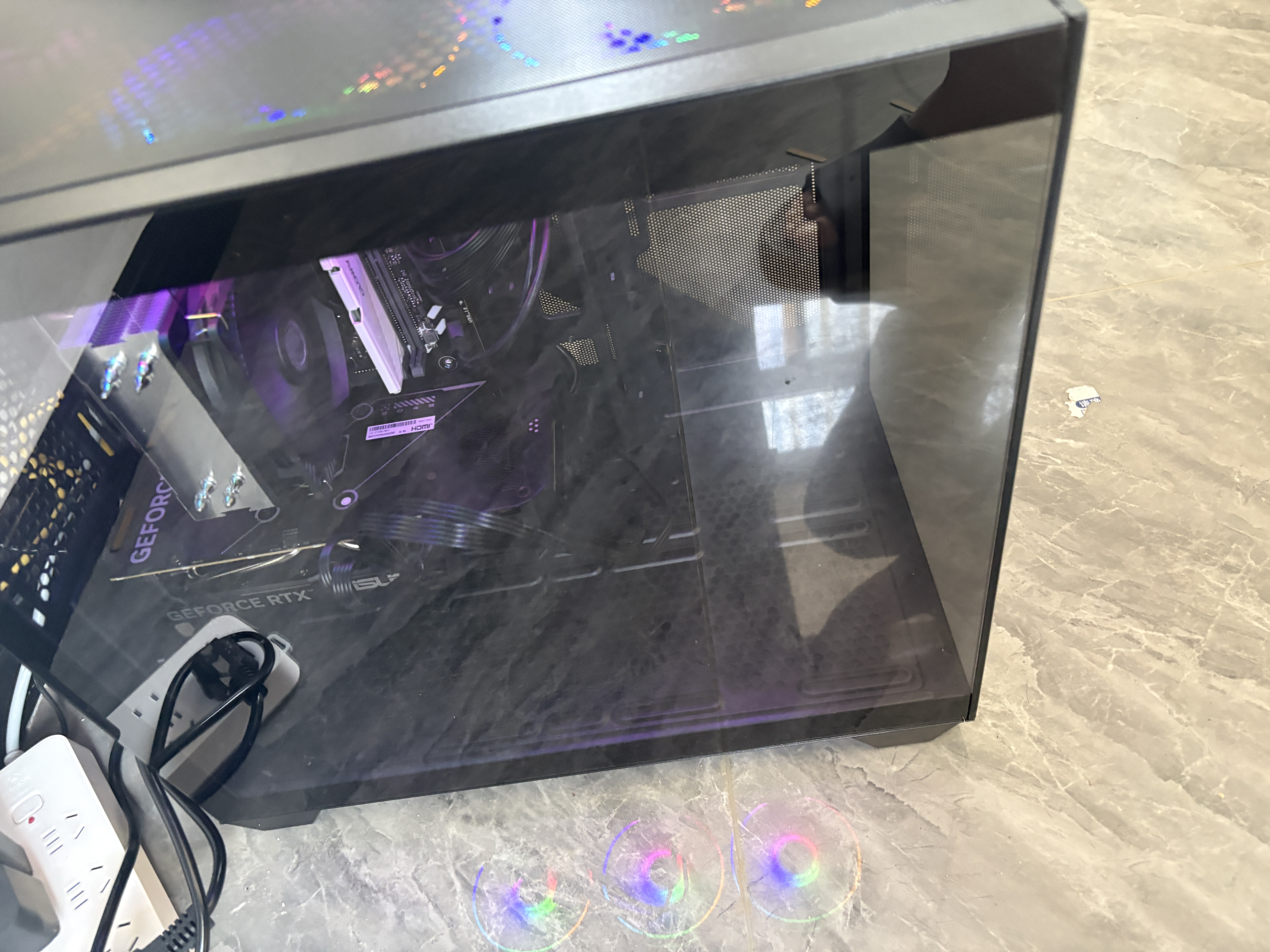 华硕全家桶14代I5 14400F/RTX5060/16G/1T/WiF6/畅玩三角洲游戏电脑主机组装电脑台式电脑整机 实拍图