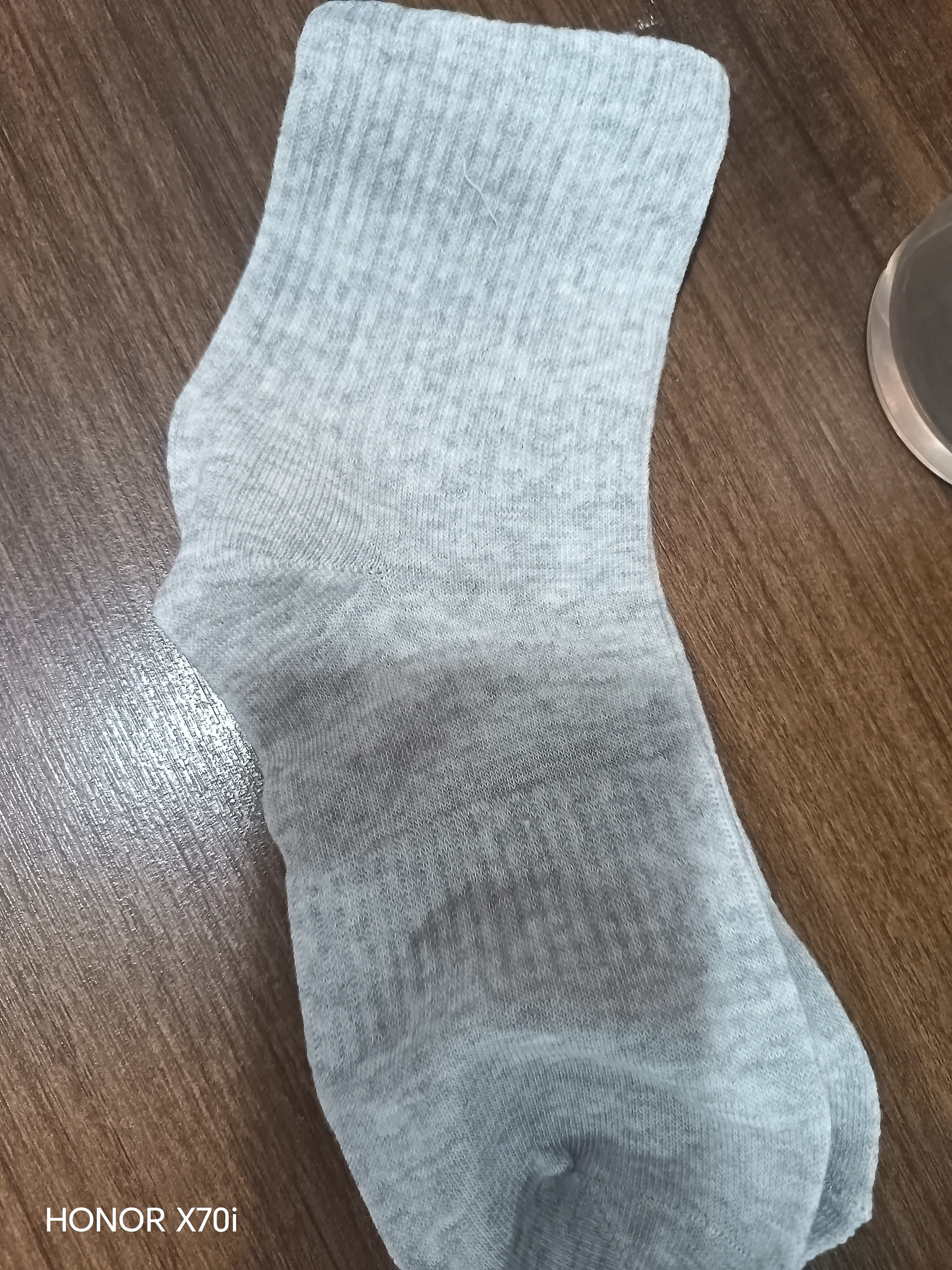 雅鹿【100%新疆棉】袜子男中筒袜抗菌秋冬纯色防臭棉袜 【灰色 5双】雅鹿专柜正品 5双 实拍图