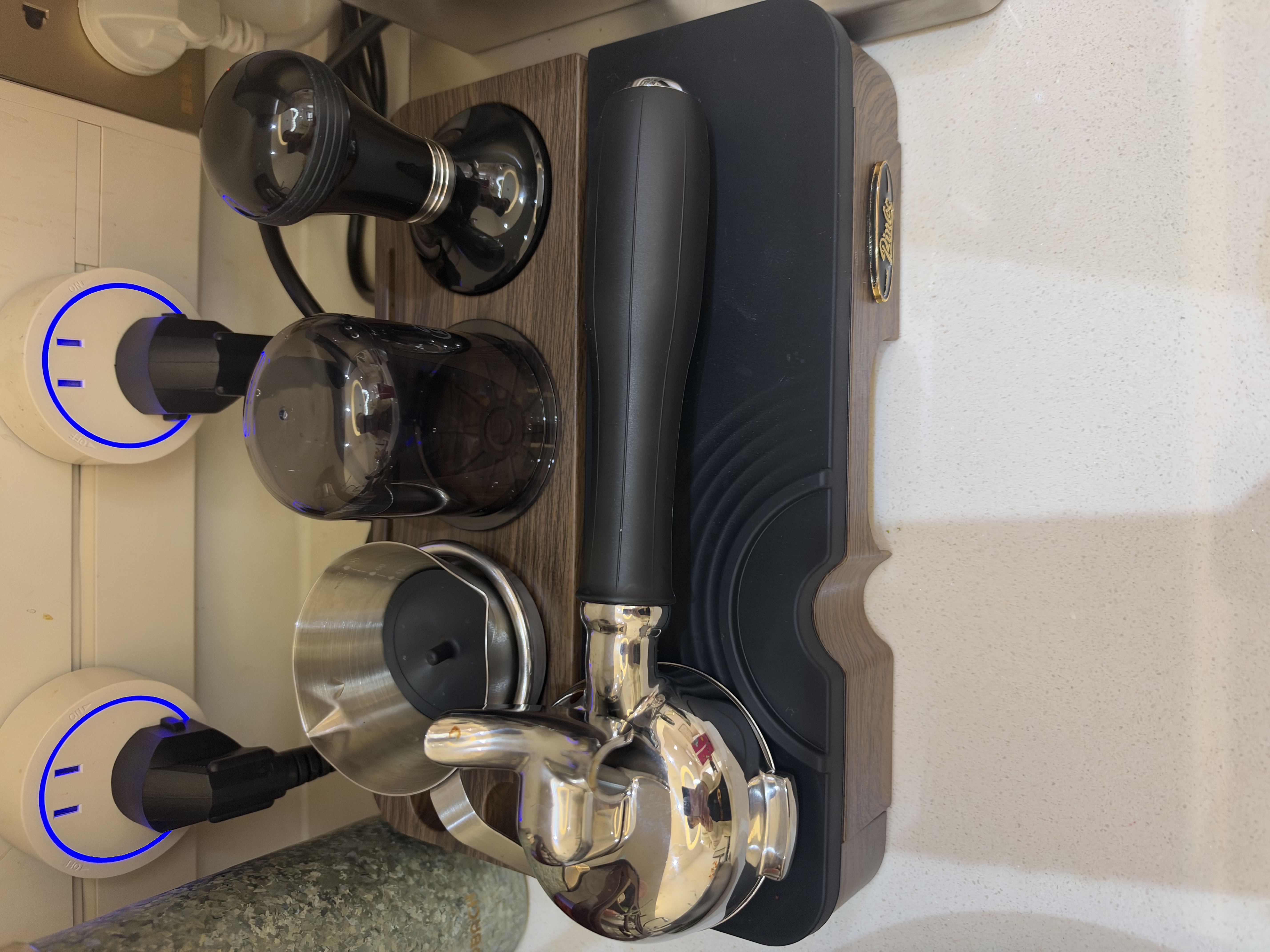 格米莱（Gemilai）【保价双11】猫头鹰G3006A咖啡机 家用半自动咖啡机小家电美式浓缩 冷热双萃一机全享 【咖磨套装】3006A水镜银+9015C 实拍图