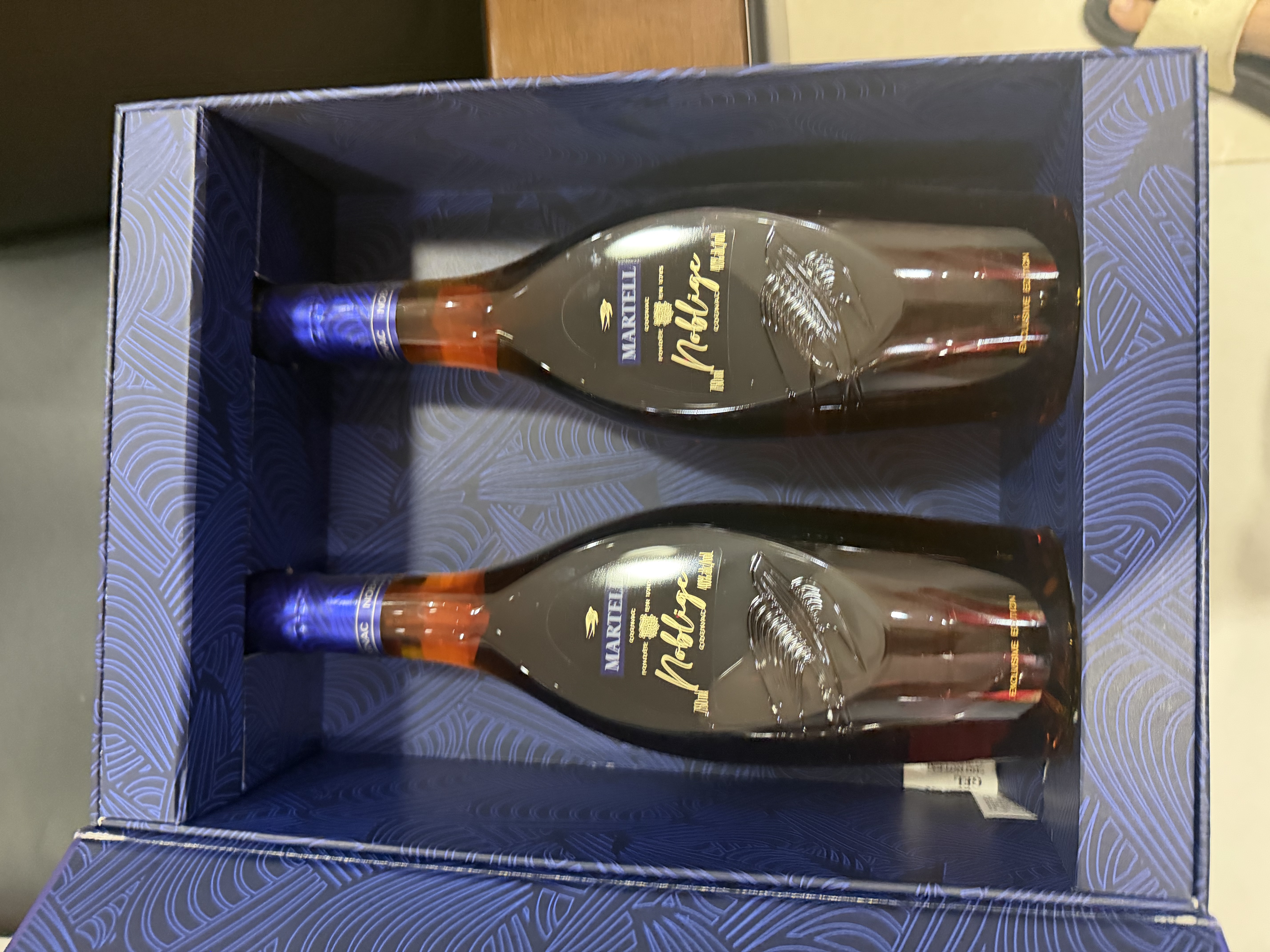 马爹利名士 VSOP 干邑白兰地 洋酒 750ml*2 赠双杯 礼盒 送礼 实拍图