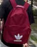 adidas休闲日常通勤运动双肩背包学生书包开学男女阿迪达斯三叶草   胜利红   NS(均码) 实拍图