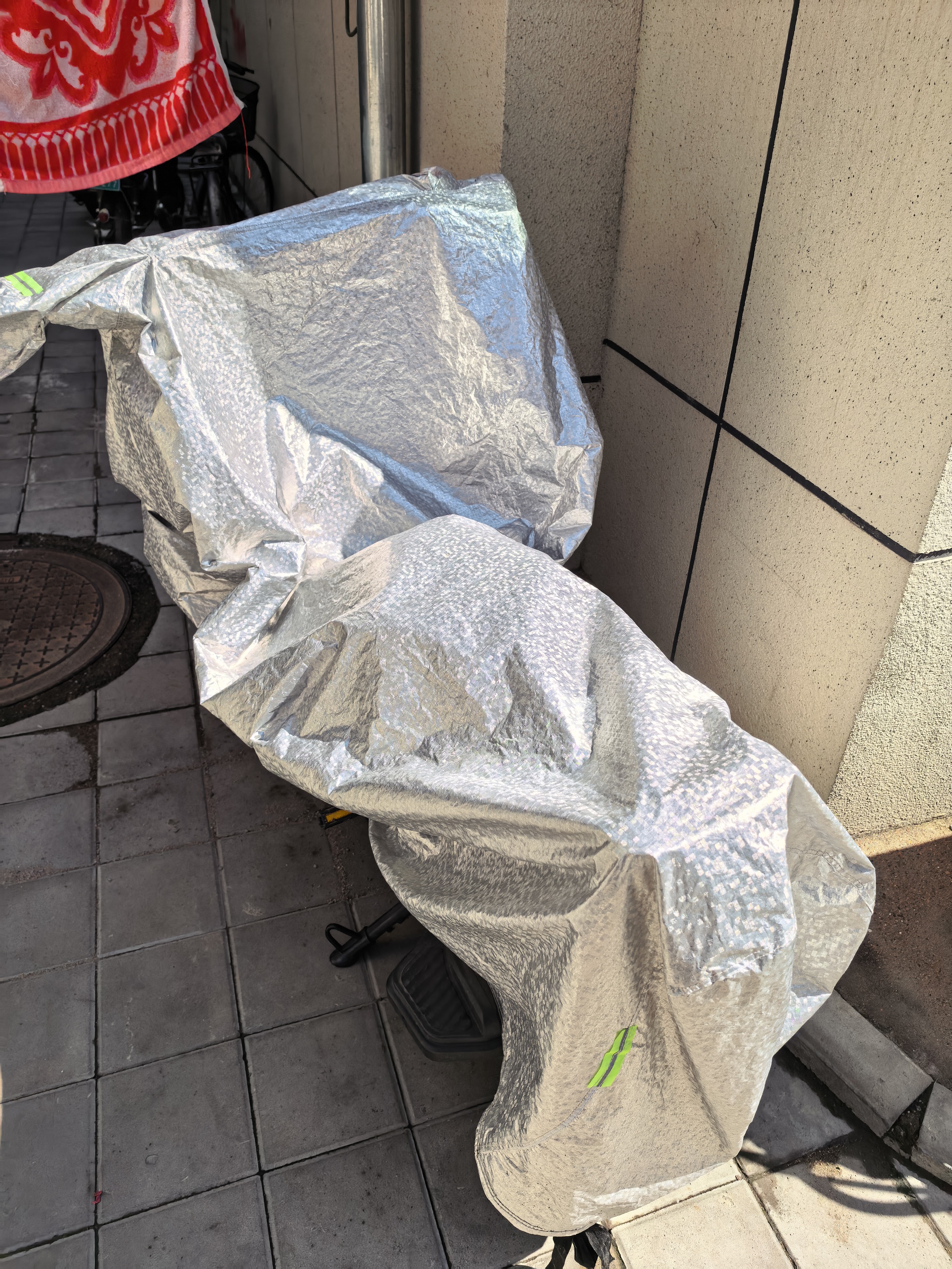 智国者电动车防雨罩披车衣防晒防尘电瓶自行车摩托车九号小刀爱玛通专用 实拍图