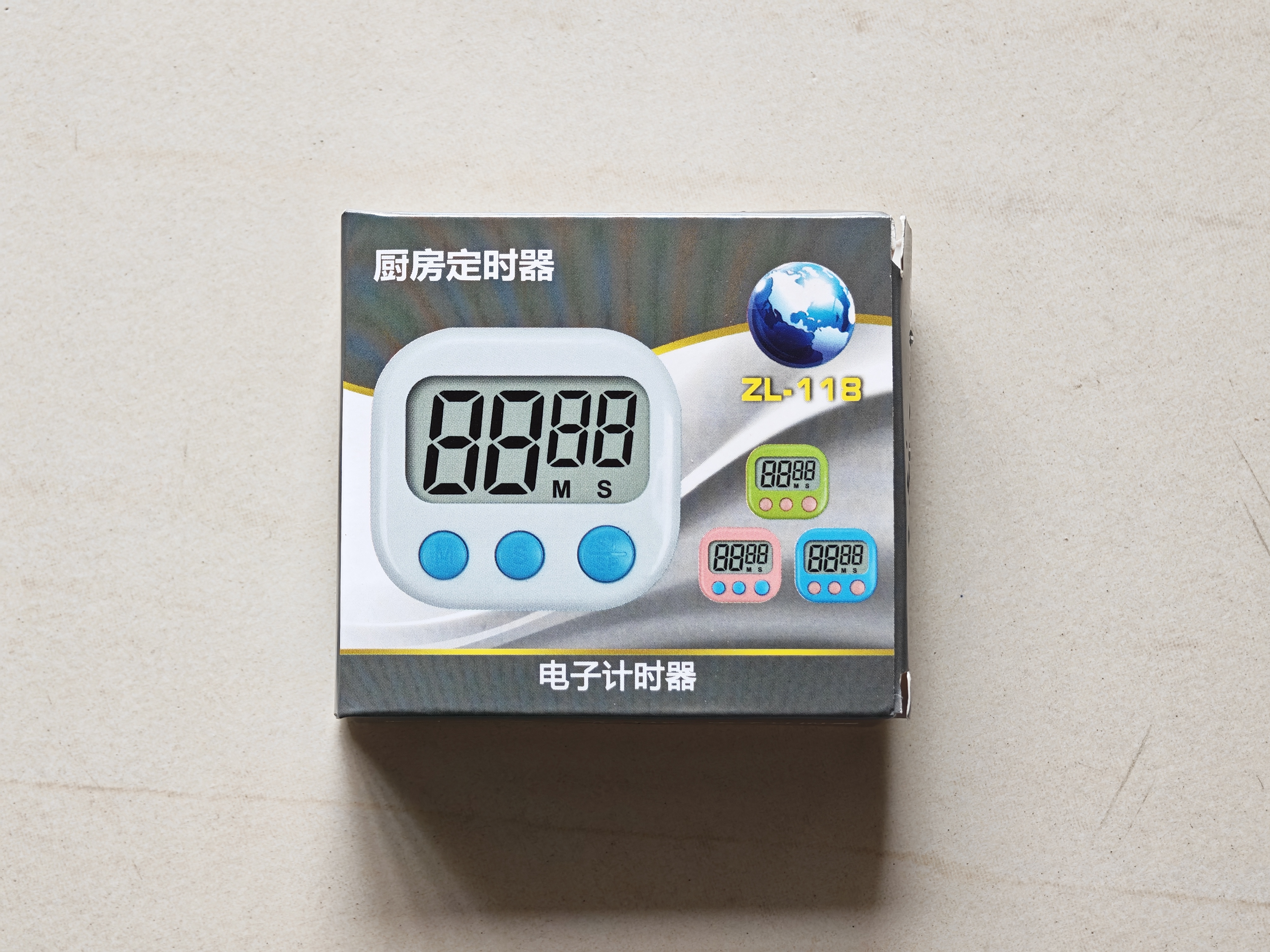 定时器开关计时器 厨房烘焙闹铃学生做题可爱倒计时提醒器 【 电子 计时器 】 随机色1个 装 实拍图
