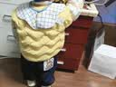 嘟嘟家男童棉服冬装保暖儿童棉衣冬款加厚女童棉袄韩版宝宝外套洋气户外 黄色 90 实拍图
