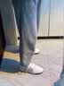 adidas ENTRAP美式校园风运动鞋少年感复古篮球风板鞋阿迪达斯   白色/金属暗银   39 实拍图