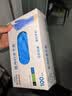 安美尚一次性手套 食品级丁腈手套 餐饮防滑耐用工作手套厨房防油烘焙防水家务清洁洗碗加厚手套100只/盒蓝色L码 实拍图