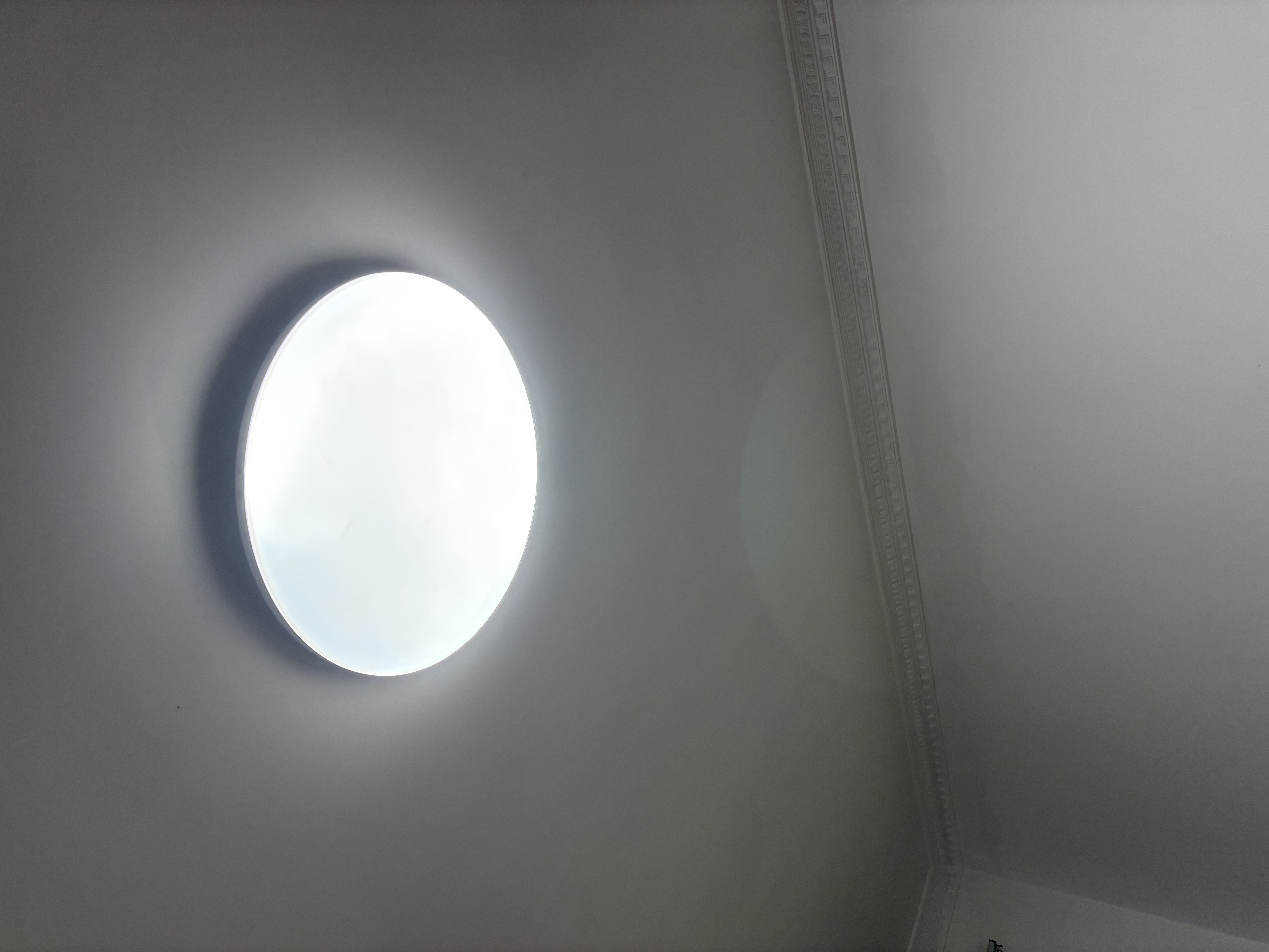 惠普精工led卧室吸顶灯三防灯超薄简约儿童书房餐厅阳台过道灯具47CM白光 实拍图