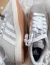 adidas 面包鞋 GRAND COURT BASE 00s休闲板鞋平底鞋男女阿迪达斯 浅灰/白色/树脂黄   41 实拍图