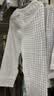 MUJI[自营限定款]女士无侧缝 双层纱织睡衣 纯棉家居服 薰衣草色 S 实拍图