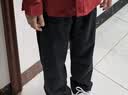 罗蒙（ROMON）休闲裤男士春秋季运动透气舒适商务直筒裤男弹力速干裤子男装黑L 实拍图