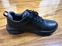 斯凯奇（Skechers）男士运动皮鞋软底足弓支撑运动鞋系带绅士商务鞋 BLK黑色 40 实拍图