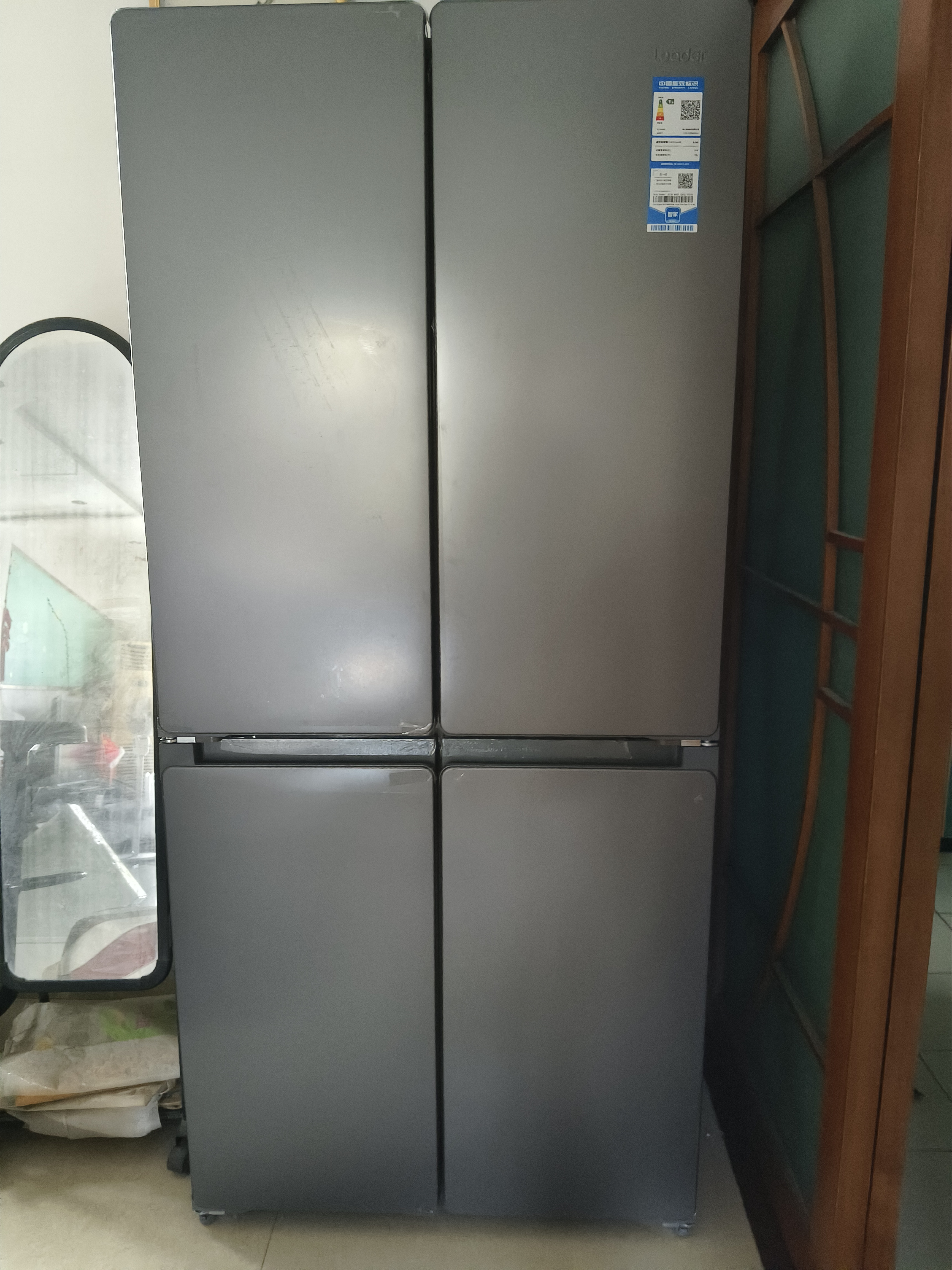 海尔（Haier）冰箱出品统帅懒人510系列502L十字对开门电冰箱家用超薄双系统双循环LTD-510WDS9U1 实拍图