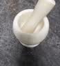 onlycook天然大理石捣蒜器家用老式石臼捣药研磨器手动压蒜打蒜泥-白色 实拍图