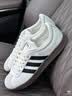 adidas「T头鞋」VL COURT CLASSIC板鞋德训鞋男女阿迪达斯轻运动 汉玉白/黑色/树脂黄   42 实拍图