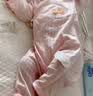 贝瑞加（Babyprints）婴儿连体衣2件装宝宝衣服四季内衣纯棉爬服薄款哈衣家居睡衣 粉59 实拍图