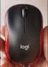 罗技（Logitech）M185鼠标 无线鼠标 办公鼠标 对称鼠标 黑色红边 带无线2.4G接收器 实拍图