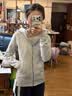 lululemon丨Scuba™ 女士拉链连帽衫*拉绒 杂色核心超浅灰(LW3KAMS) XXS /2 实拍图