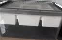 禧天龙多功能五金大小号工具箱家用画笔收纳盒车载整理箱双层16升 灰色 实拍图