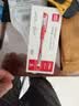 得力（deli）开学必备用品经典办公拔帽红色中性笔 0.5mm子弹头水笔签字笔教师节红笔送老师 12支/盒34567 实拍图
