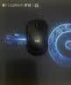 罗技（Logitech）M220 轻音鼠标 无线鼠标 办公鼠标 对称鼠标 带无线微型接收器 灰黑色 实拍图