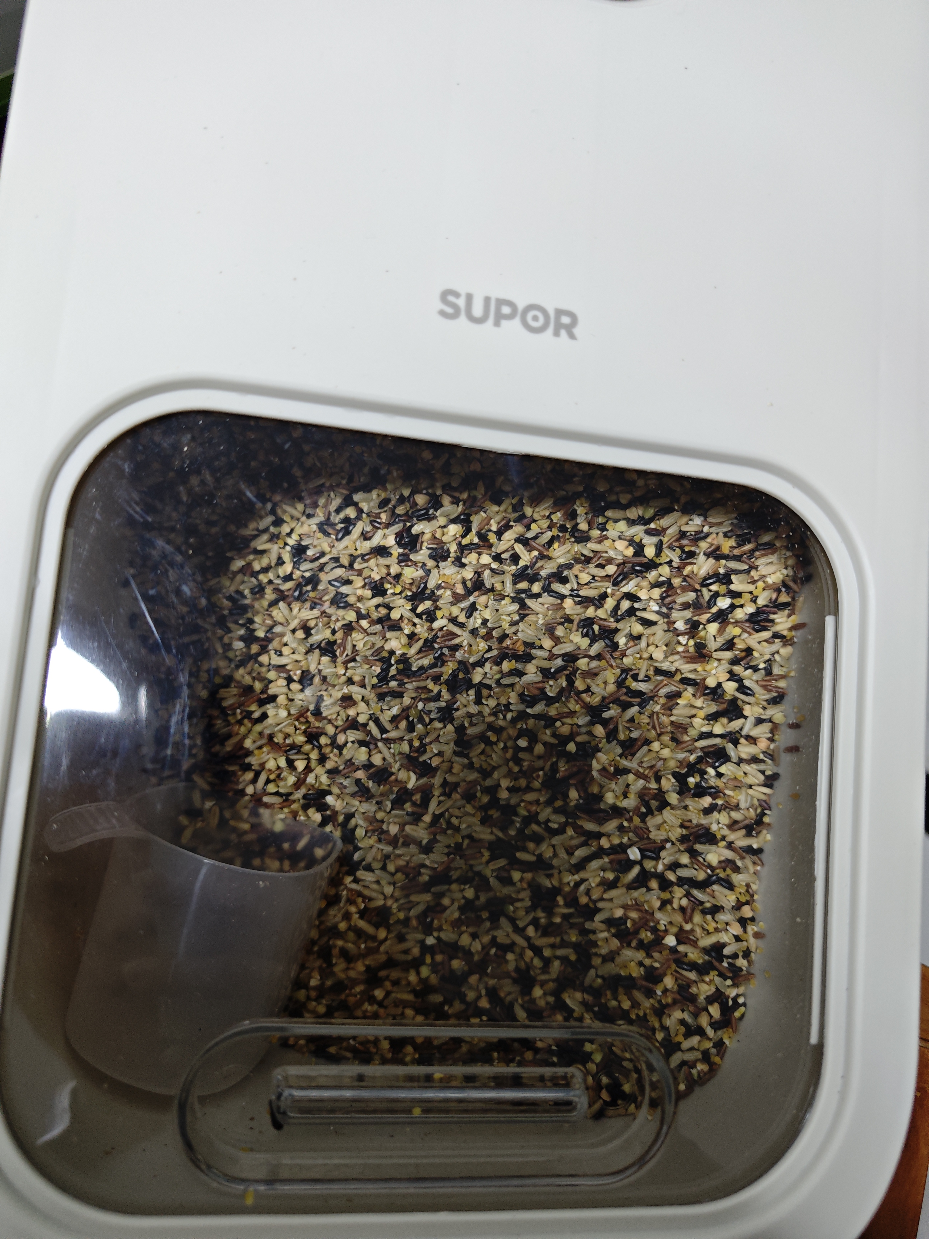 苏泊尔SUPOR 推盖米桶食物储存防虫防潮大容量存储10斤 KG10AK10 实拍图