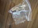 潜水艇（Submarine）F403一进二出三通角阀黄铜镀铬双把双控单独出水自带止水装置银色 实拍图